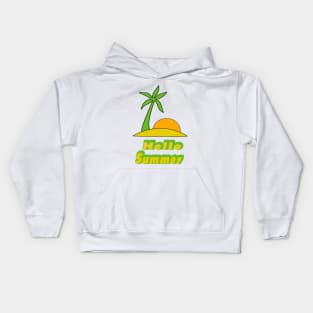 hello Summer 2022 Kids Hoodie